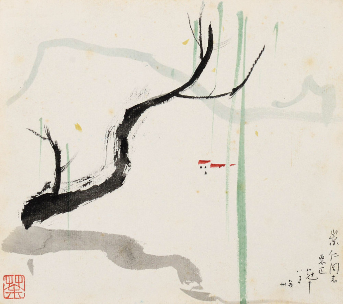 虚实相生吴冠中