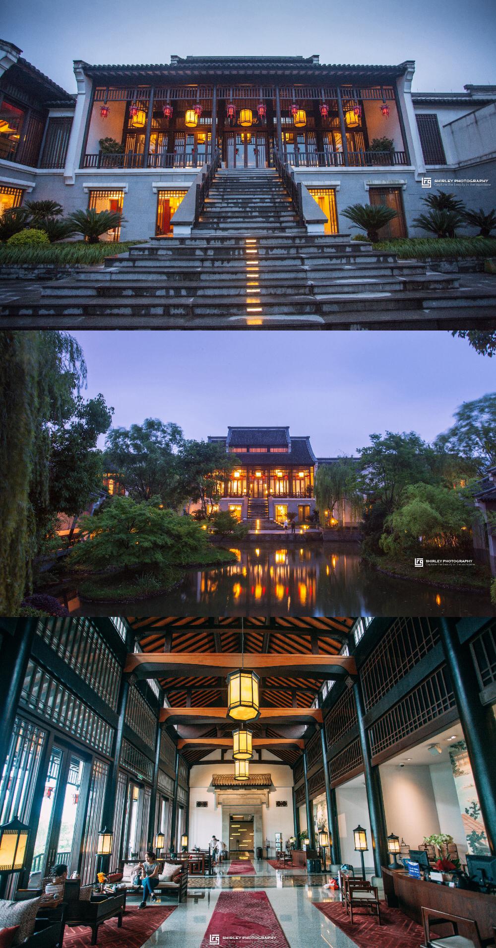 西溪悦榕庄,就在西溪湿地旁。沾染了一身来自西溪的山水灵气