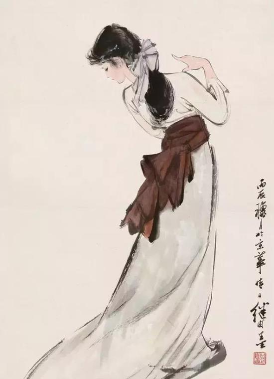 名家画女人背影谁画得最能打动你