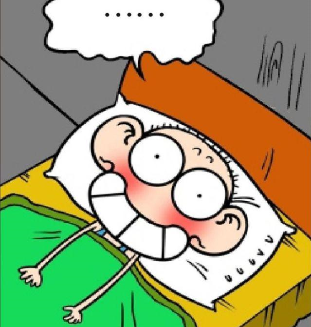 搞笑漫画:专治失眠症的方法,呆头用了居然没有效果?太奇葩了!