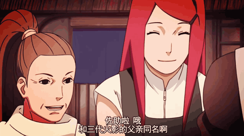 在玖辛奈怀着鸣人的时候,曾经跟佐助母亲有过一次对话,佐助母亲说取名