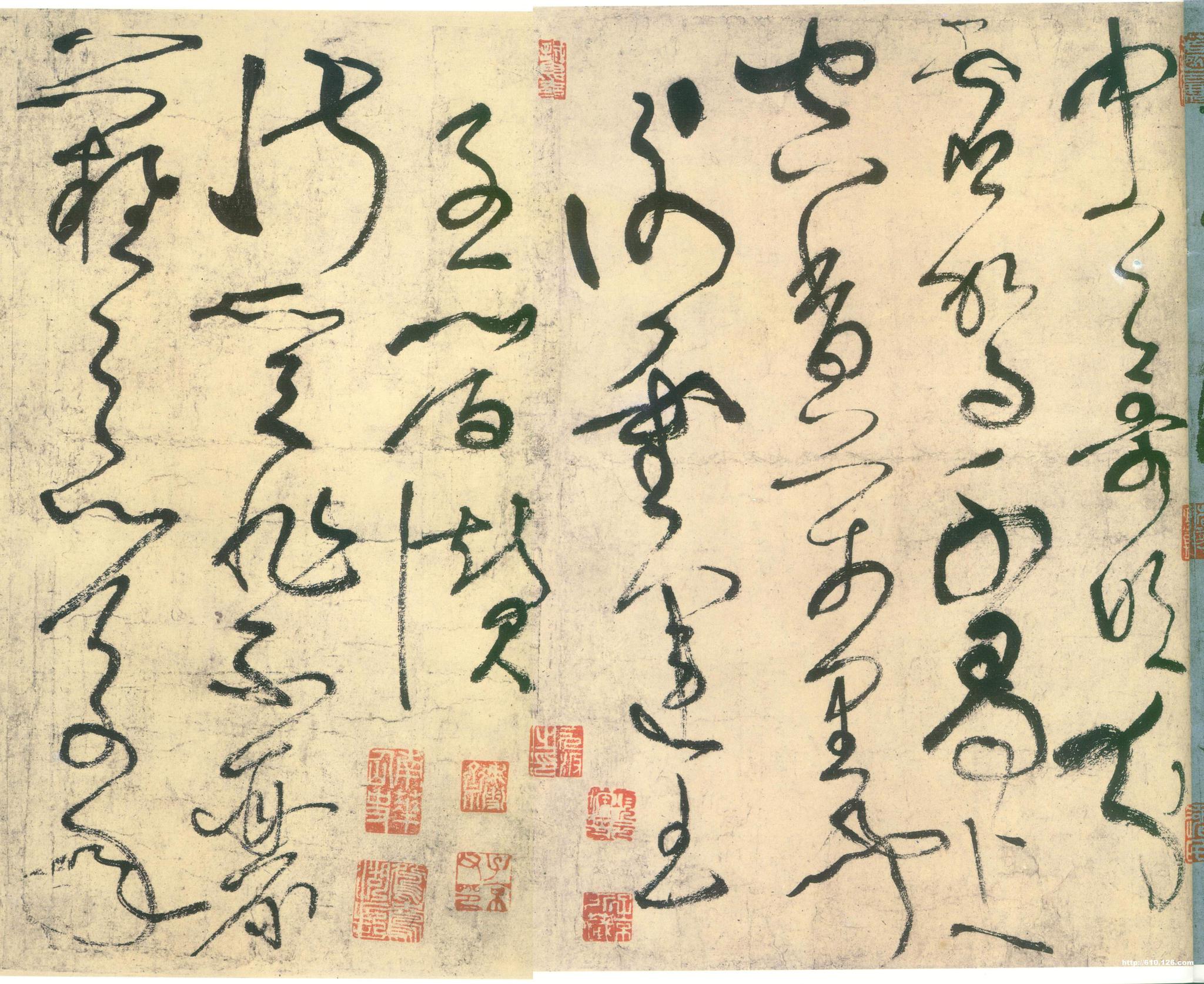 张旭《古诗四帖》,无纤巧浮华之笔,实乃草书颠峰之篇