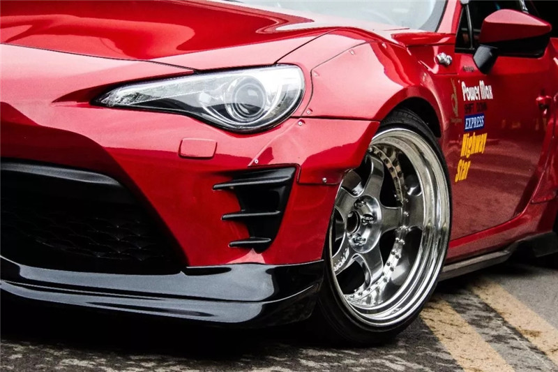 迷人烈焰——gt86火箭兔宽体改装案例