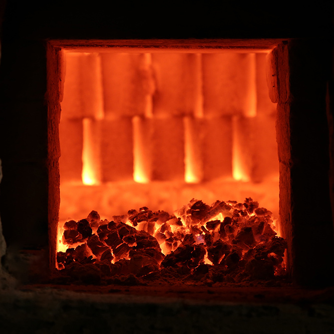 火照作为烧窑过程中的参照物