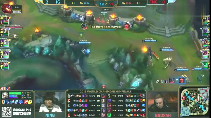 英雄联盟S8 IG夺冠瞬间