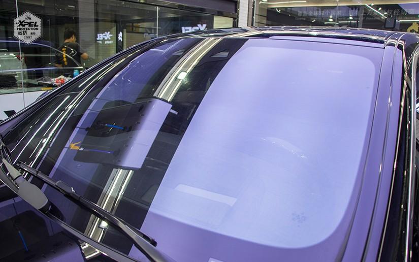 奔驰s350l引领天下之势,廊坊远桥施工xpel安全防爆玻璃膜