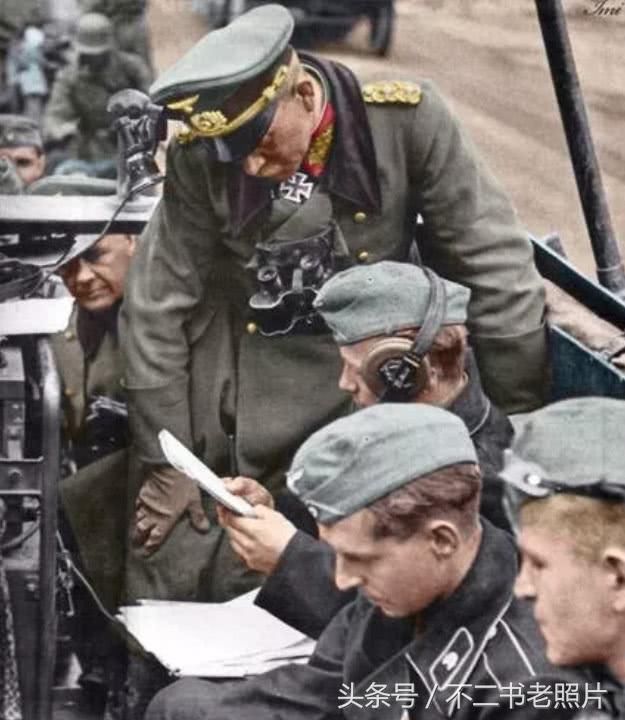 二战法国战役老照片英俊帅气的隆美尔德军在巴黎举行胜利阅兵