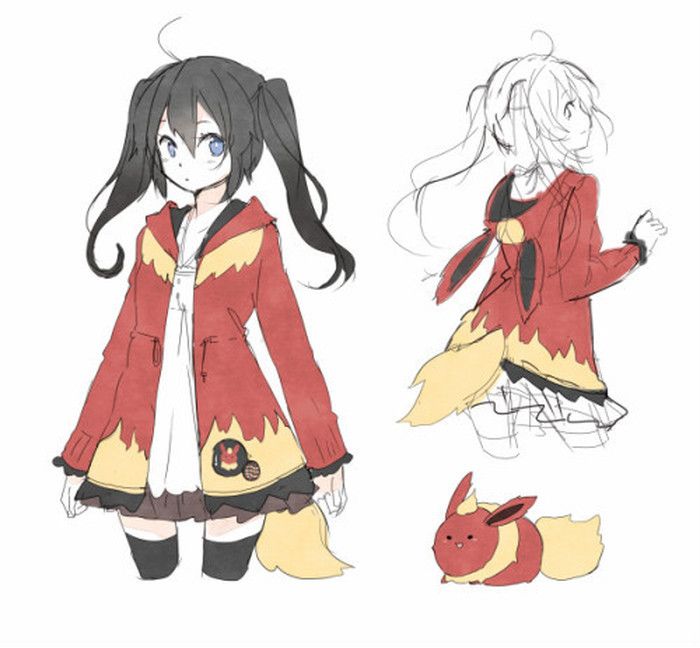 神奇宝贝:伊布及8种进化型变身外套,粉色这款最受女孩子喜欢?