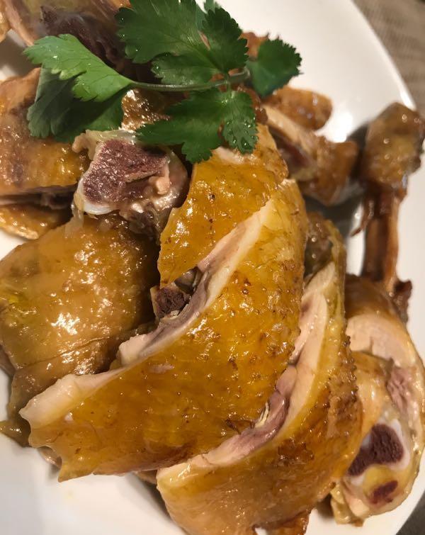 豆豉鸡, 是媳妇做的最漂亮的一次, 蘸点葱蒜汁手指都舔干净了