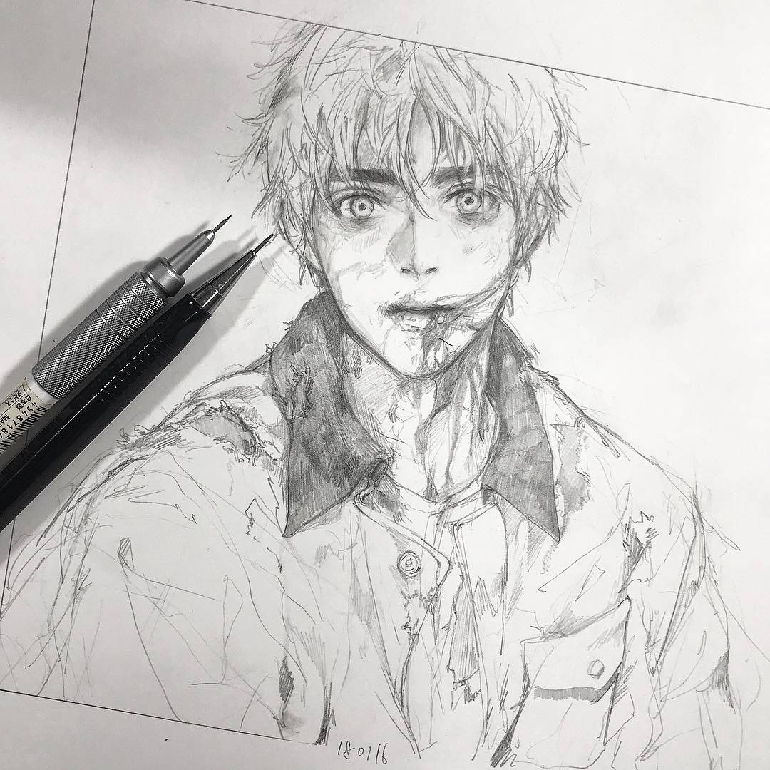 铅笔人物速写灵动传神artbyshinjiins676767