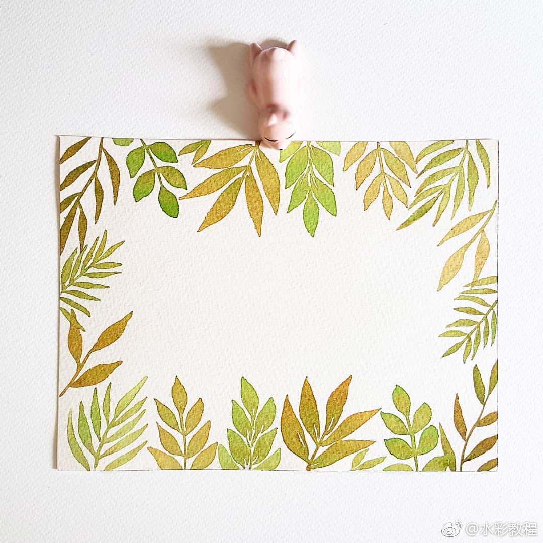 可以尝试下画点边框哦by ins:lettersoflovebyjo