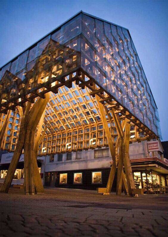 建筑空间中高颜值的木头元素