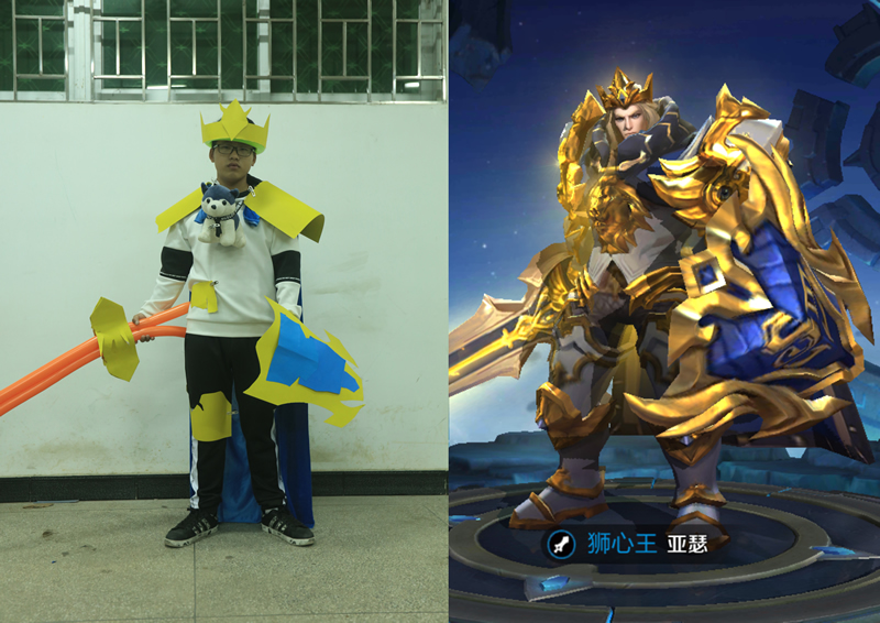 王者荣耀逗比cos 第9期:霸王丸登场,保护我方小鲁班!