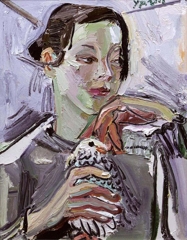 欢乐与悲凉:美女艺术家闫平的绘画赏析