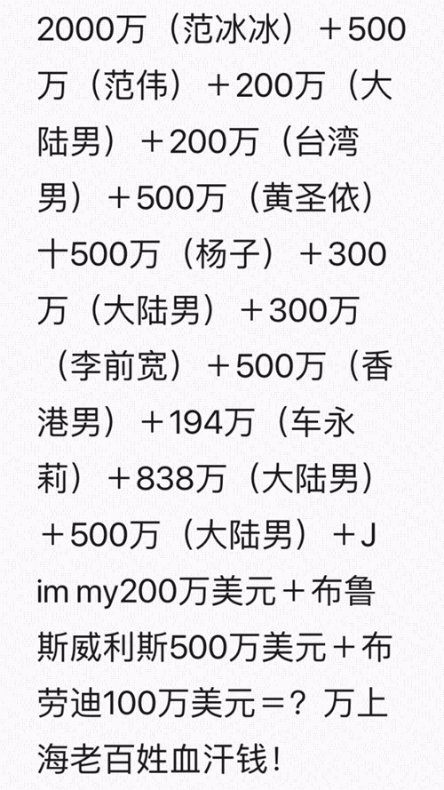 明星工作室核定征收改查账征收?明星天价片酬