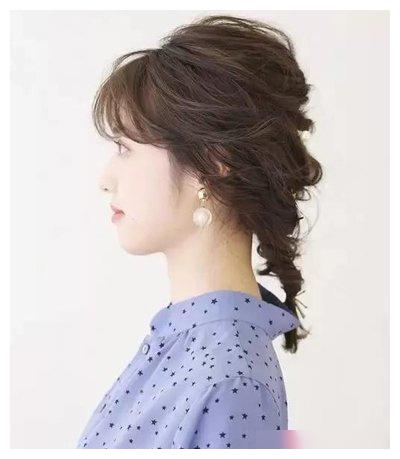 2款适合中长发的漂亮低马尾扎发图解!