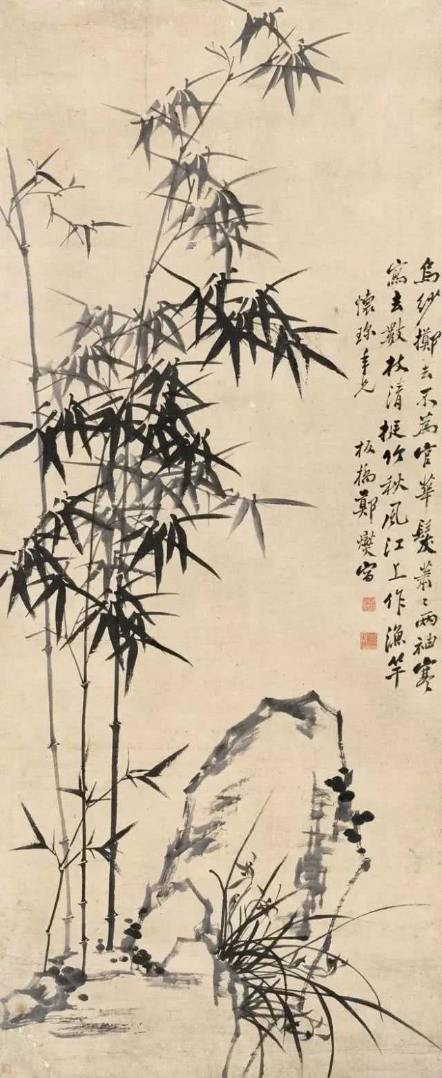 郑板桥的经典竹子