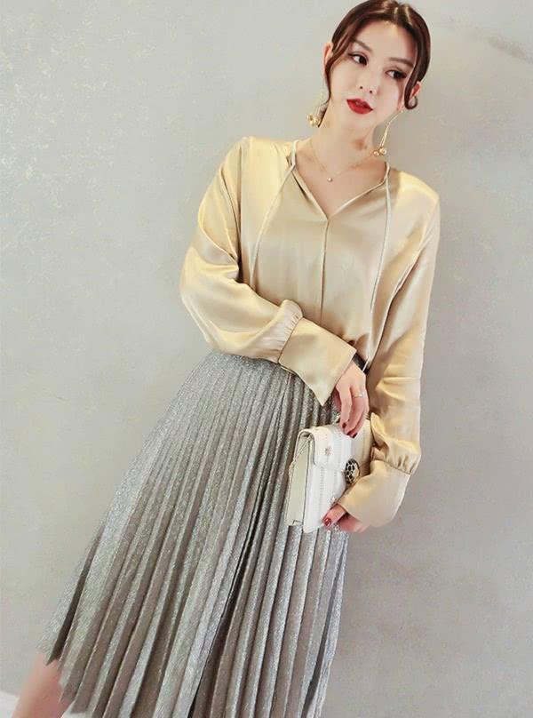 唐嫣迪丽热巴教你如何选择香槟色服饰,穿出满满高级感