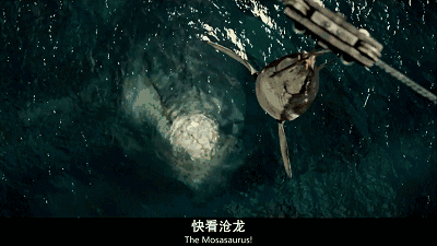 欢喜侥幸之际,水底下冒出来一只沧龙,猪队友最终还是成了恐龙的盘中餐