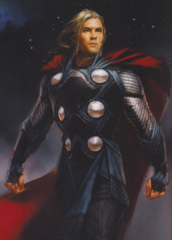 一组雷神概念艺术图