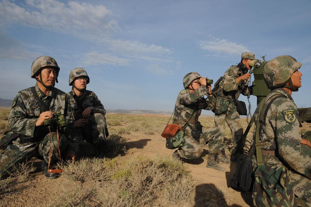 日本陆上自卫队与印度陆军举行联合军事演习,地点临近中国边境