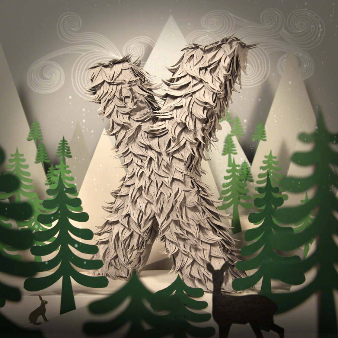 来自艺术家 lisa lloyd 纸艺作品