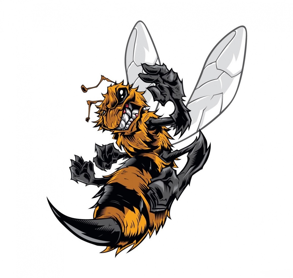 插画版动物头像logo设计bydaynehenryjr