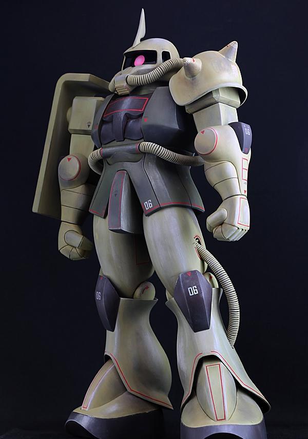 精品鉴赏005 致敬原作!1/60 扎古老物 大河原邦男设定稿配色!
