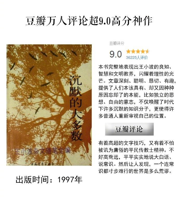 五星书单推荐!500万本书中,打分人数过万、豆瓣评分9.0以上的神作|书单|豆瓣|评分_新浪新闻