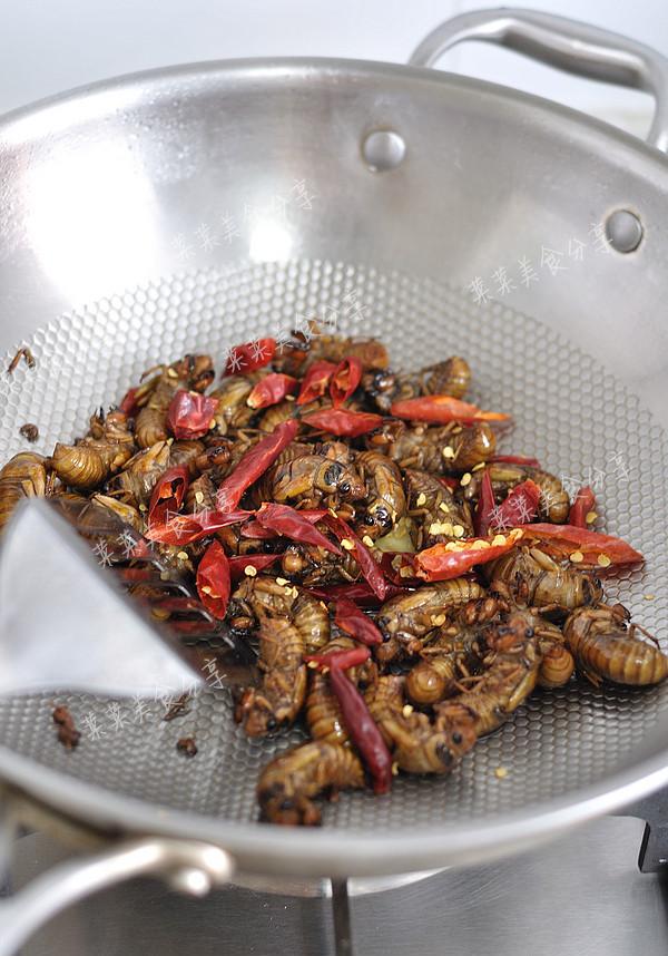 干煸知了的做法