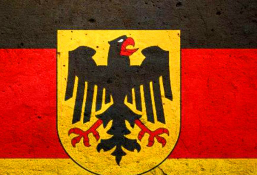 德国国徽,国徽上面有一只霸气的老鹰