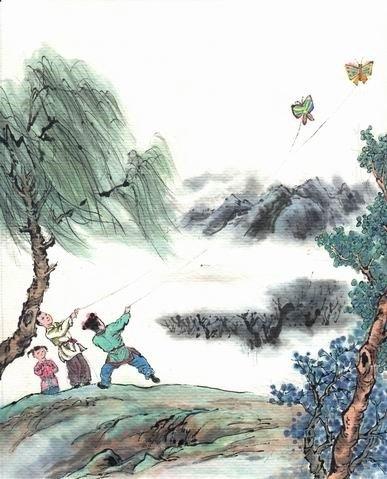 这首28字的小诗，充满生活情趣，勾勒出一幅生机勃勃的乐春图|村居|放风筝|纸鸢_新浪新闻