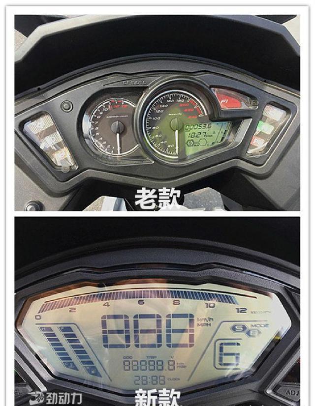 新款650tr-g的仪表盘相比于老款也进行了全面升级,采用更具科技感的全