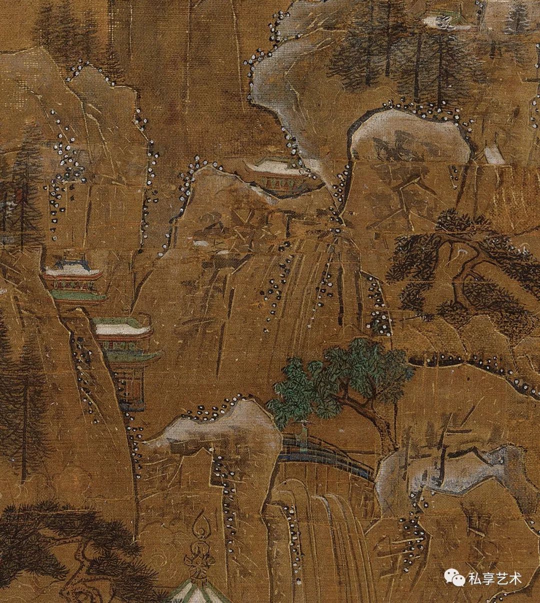 故宫博物院藏丨京畿瑞雪图宋徽宗钦定第一神品