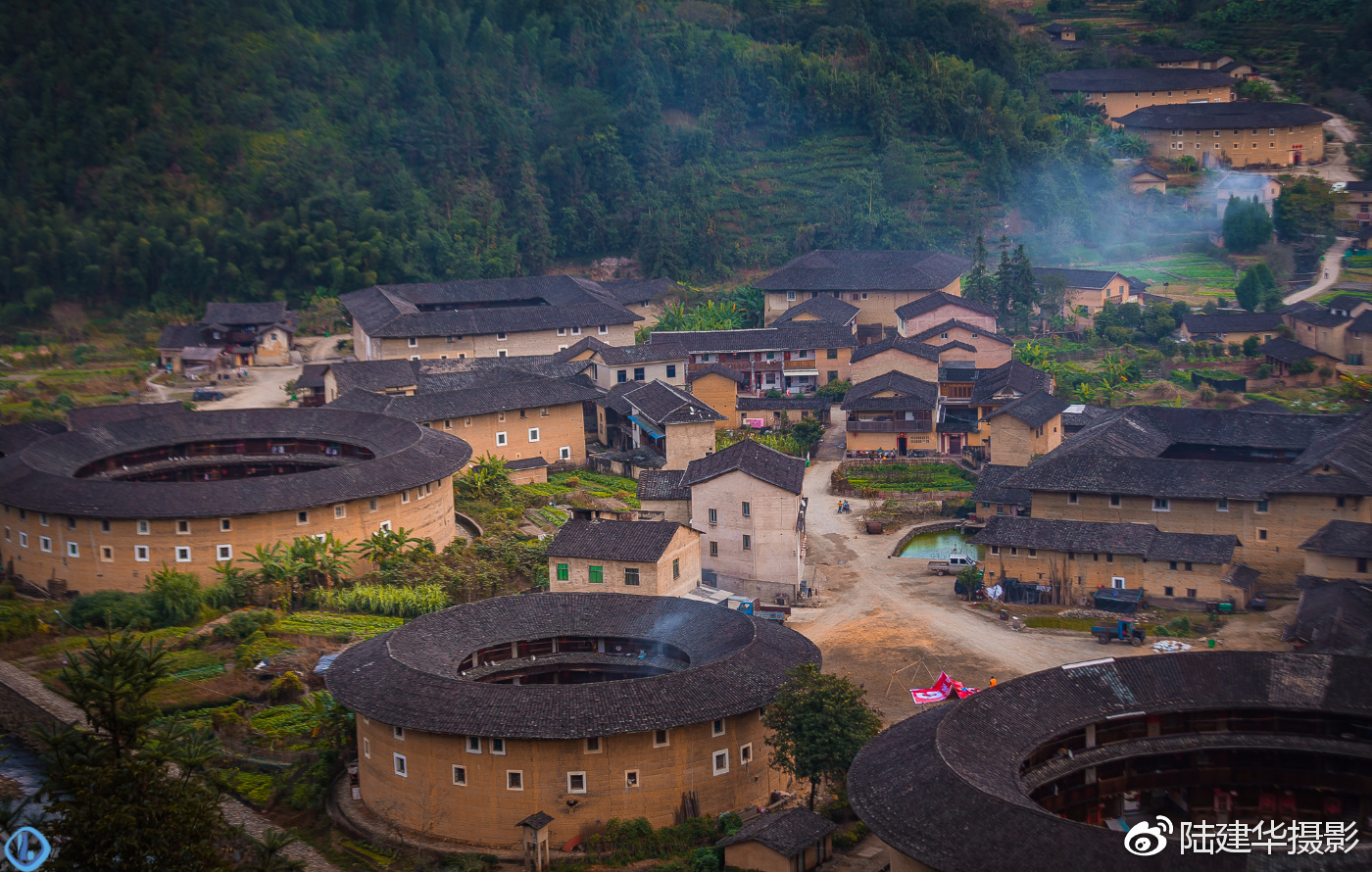 最像北斗七星造型的土楼群,就在南靖的河坑