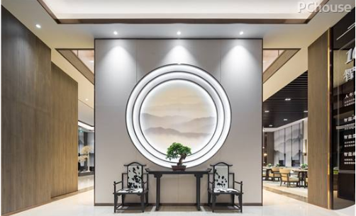 前人留下的阴阳学说"天圆地方"融入到现在新中式家居装修设计中