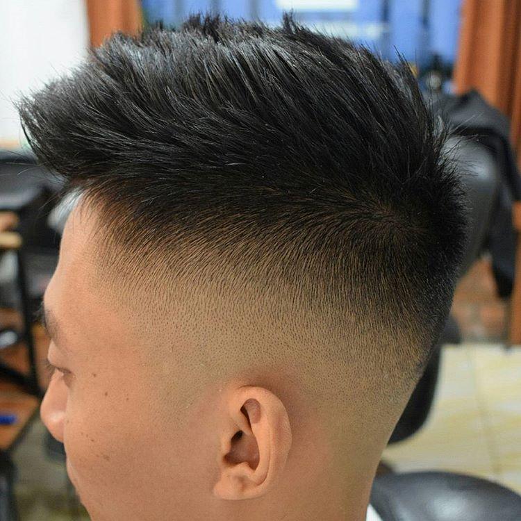 三面光的男士发型干净利索又有型