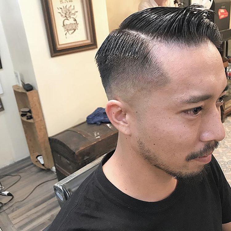 中年男士剪油头照样很有气质