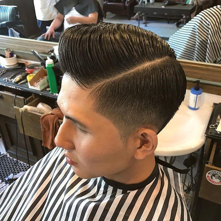 barber发型蓬巴杜发型最受潮男欢迎