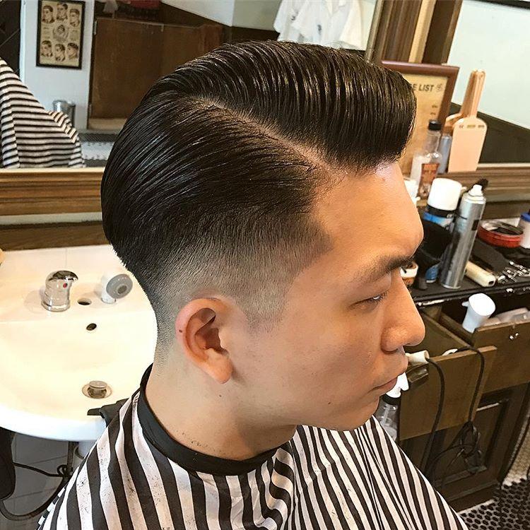 barber发型蓬巴杜发型最受潮男欢迎