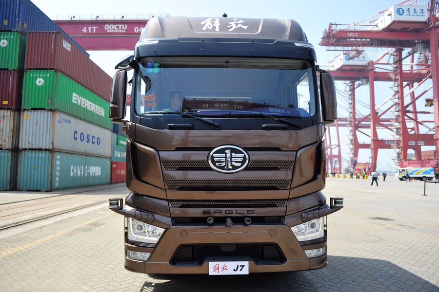 一汽解放第七代卡车正式下线具备l4级智能驾驶系统