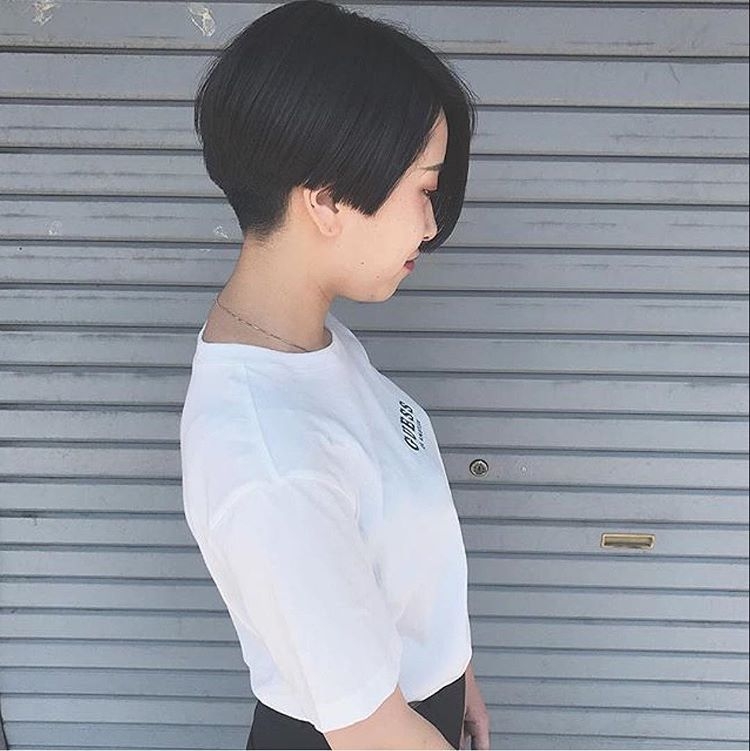 露耳短发,不用打理也好看的发型