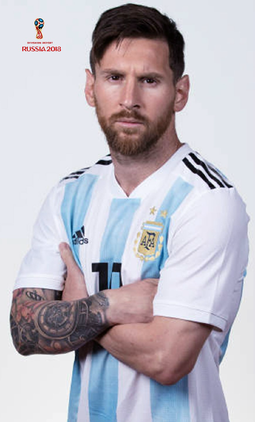 明星梅西2018世界杯肖像照