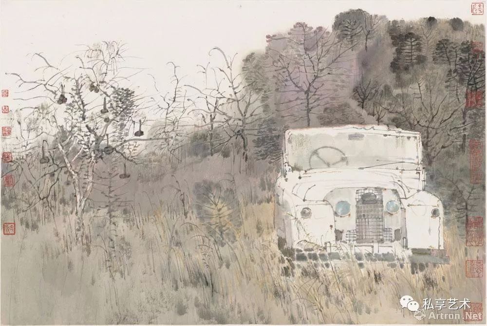 域外写生丨卢禹舜100幅欧洲,亚洲人文风光写生作品精选