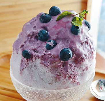 蓝莓奶酪刨冰 坊间少见的款式,味道有惊喜