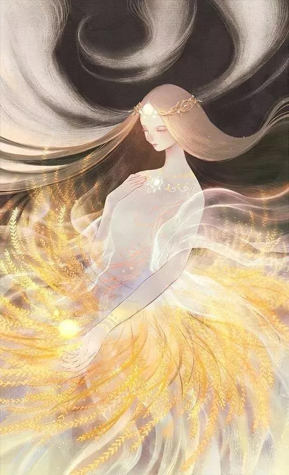 日本小哥笔下仙气飘飘的古风插画治愈人心画风美哭