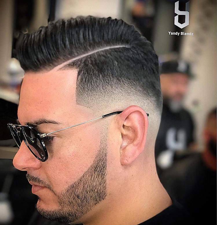 欧美复古高清渐变男生发型很有型