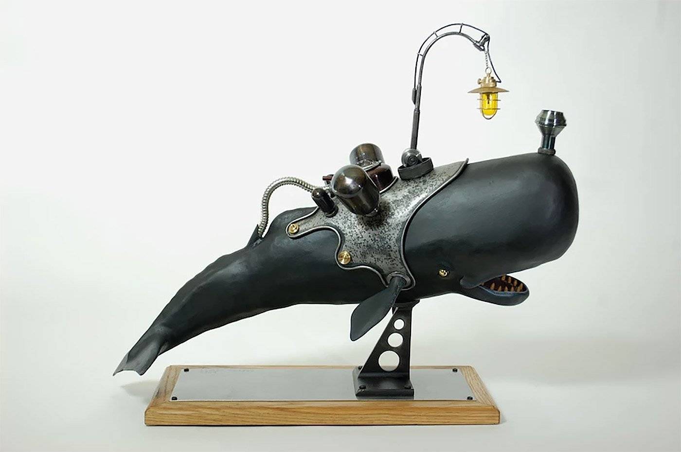 蒸汽朋克风格动物雕塑:nozomu uchida