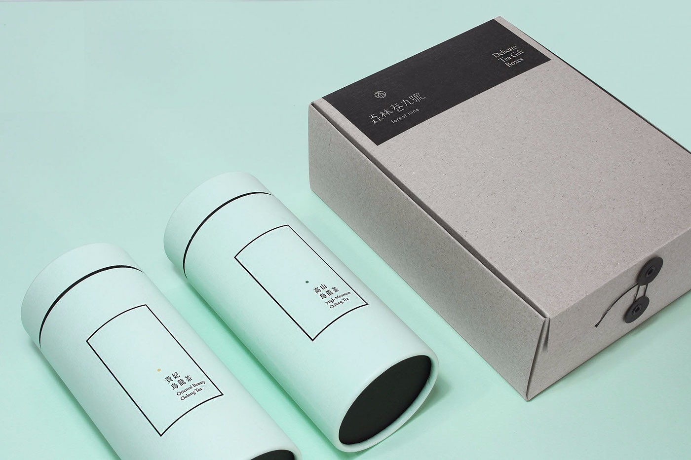 一组小清新乌龙茶包装设计,喝茶也得看颜值!