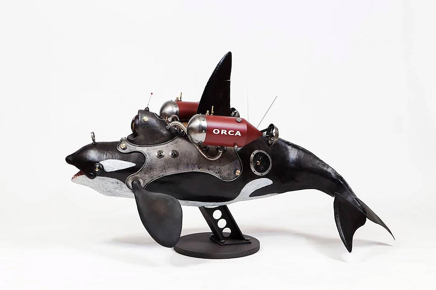 蒸汽朋克风格动物雕塑:nozomu uchida